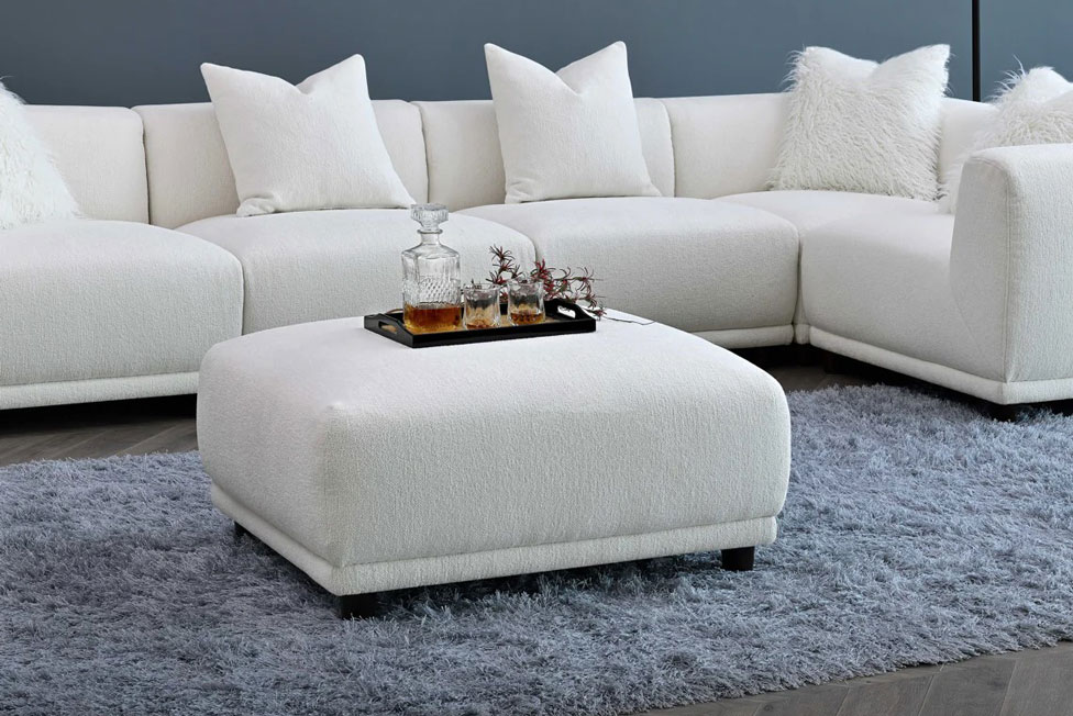 Mellbour Devon Modular Corner Group in Polar Boucle - Image 4