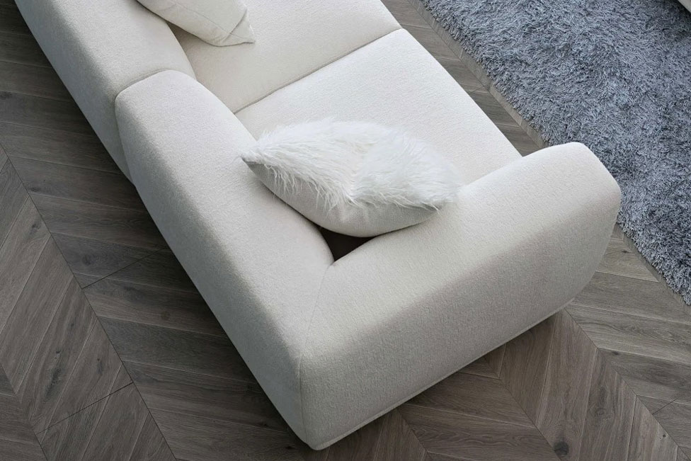 Mellbour Devon Modular Corner Group in Polar Boucle - Image 5