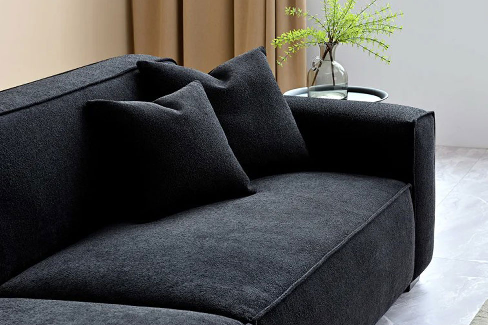 Mellbour Surrey 4-Seater Midnight Boucle - Image 3