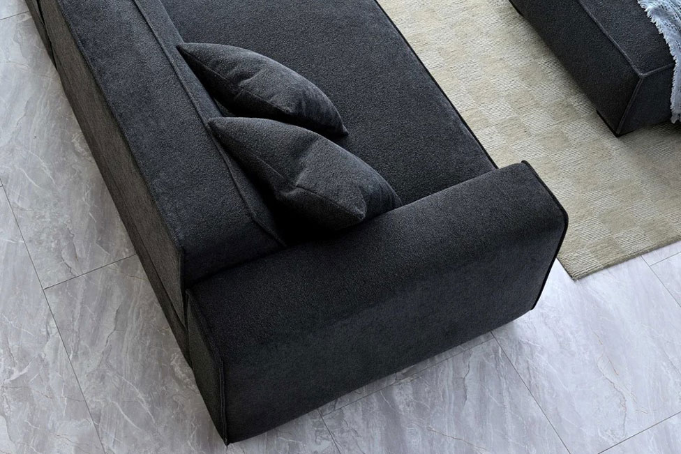 Mellbour Surrey 4-Seater Midnight Boucle - Image 5