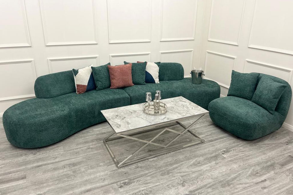 The Mellbour Aspen Curved Cinema Boucle Sofa - Image 12