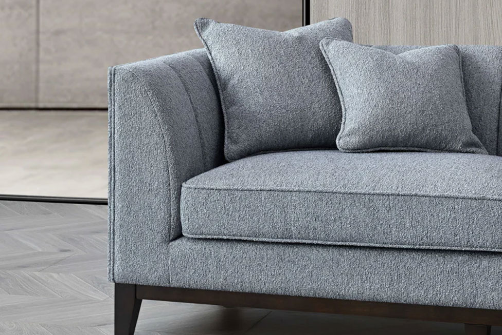 The Mellbour Ellswood Right Hand Corner Group in Dolphin Boucle - Image 2