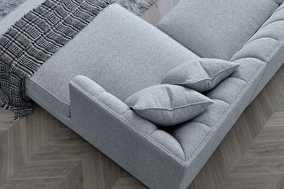 The Mellbour Ellswood Right Hand Corner Group in Dolphin Boucle - Image 5