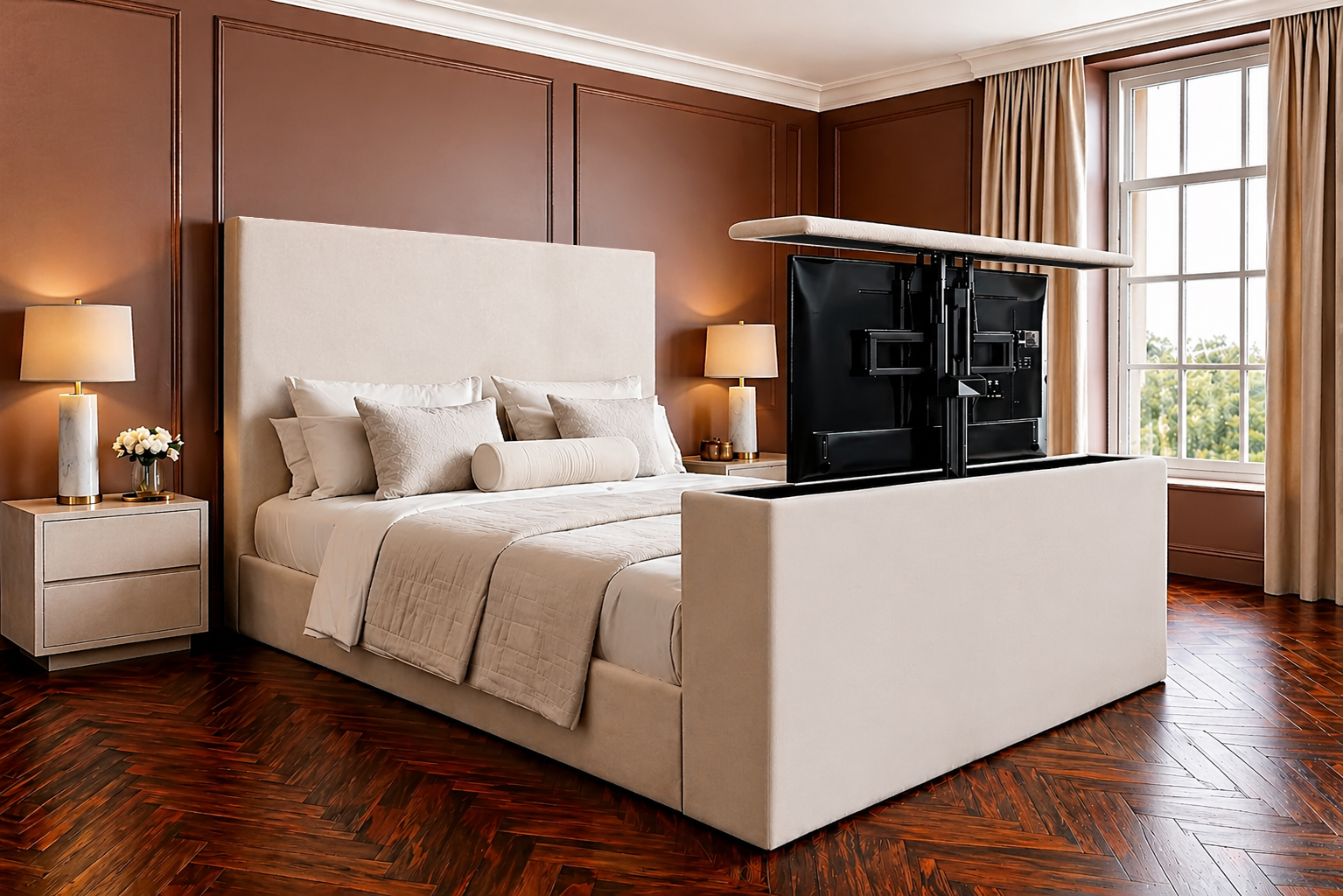 Cameron Cloud Tv Bed