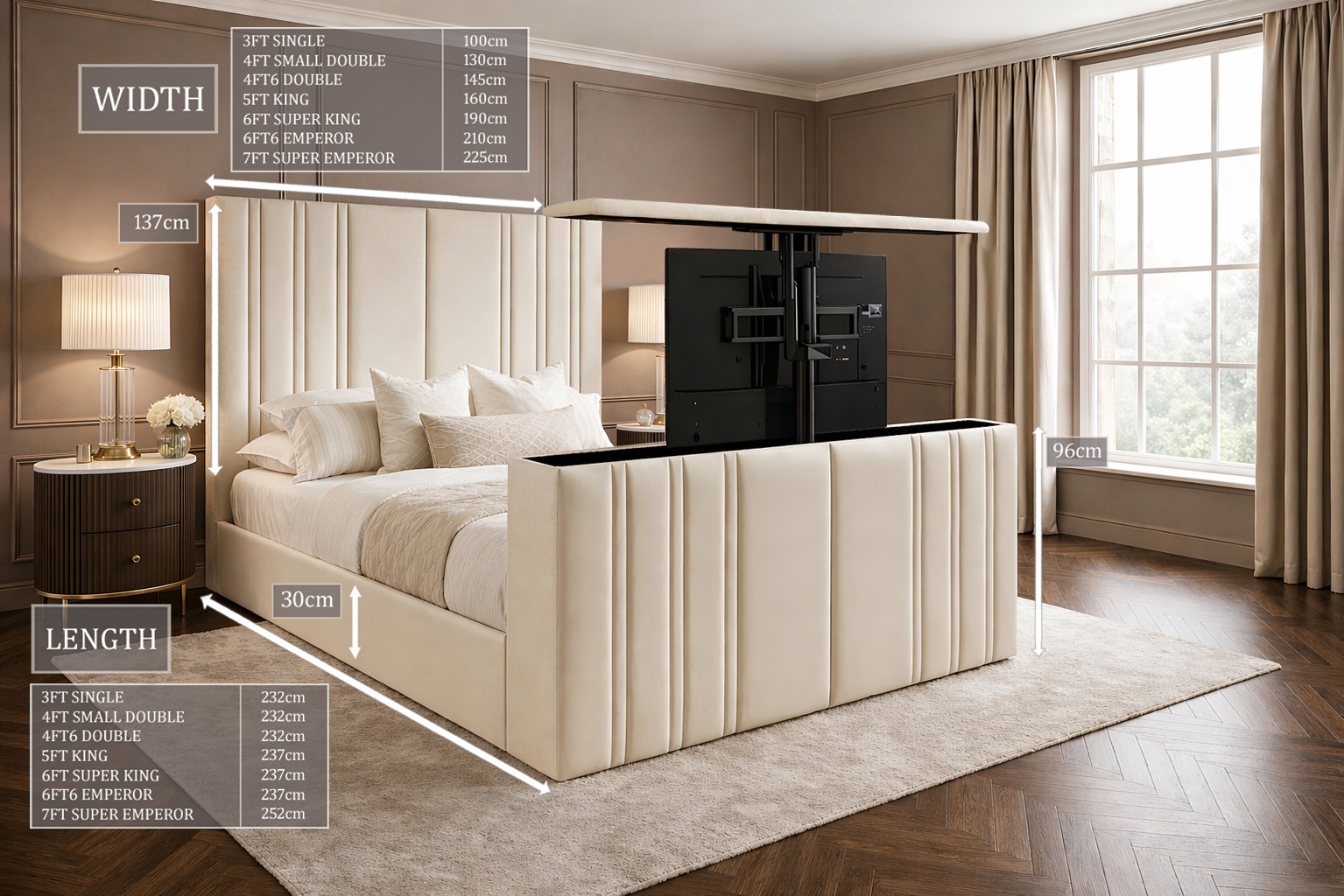 Harmony Tv Bed - Image 2