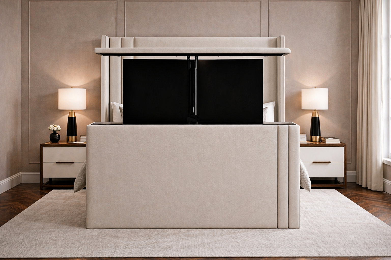 Manhattan Wingback Tv Bed - Image 3