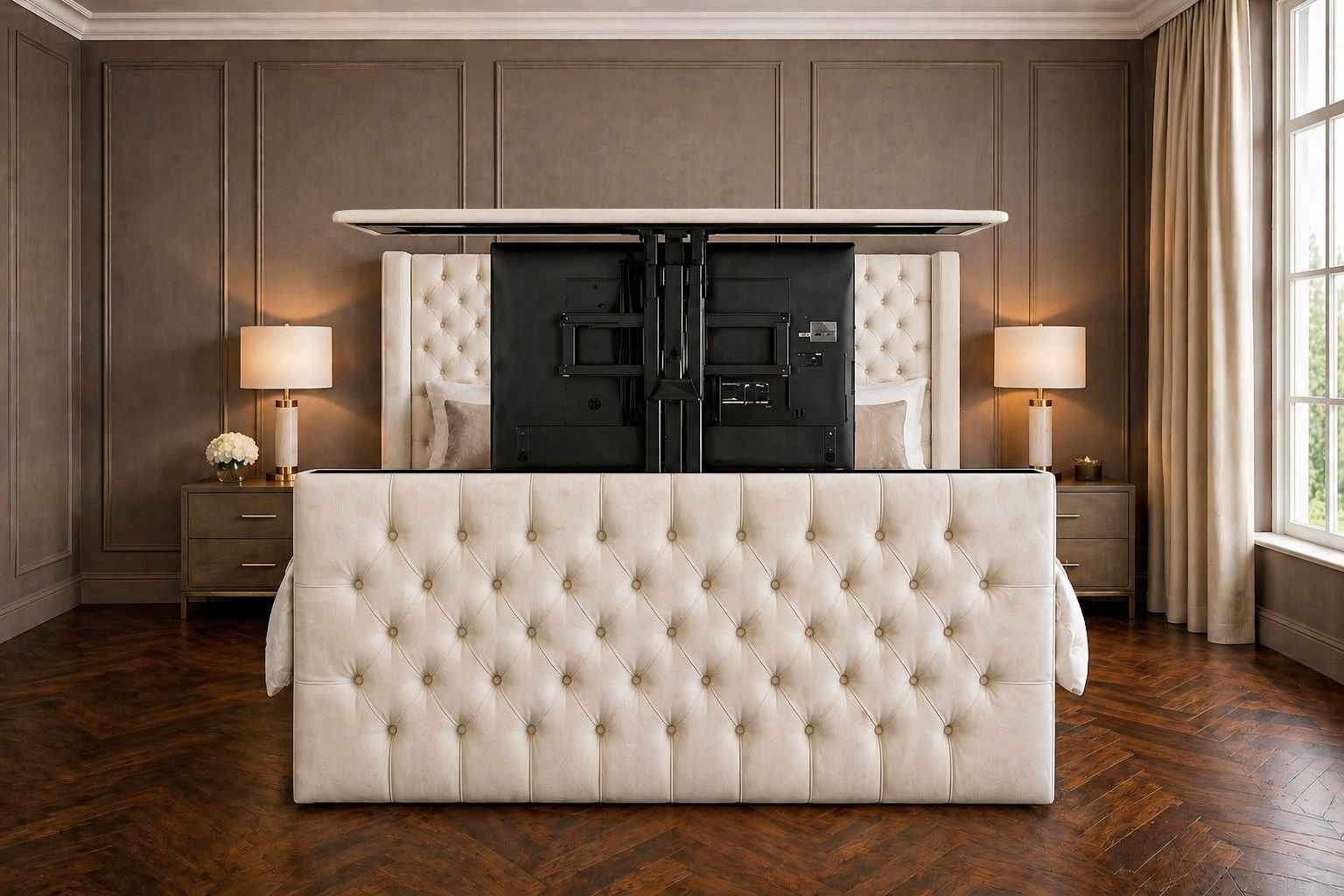 Heritage Wingback Tv Bed - Image 3